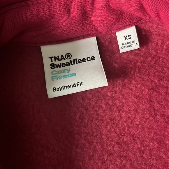 Tna cozy fleece boyfriend shirt - Picture 2 of 3